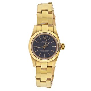 Rolex Oyster Perpetual 18k Gold Automatic Ladies Watch 67188
