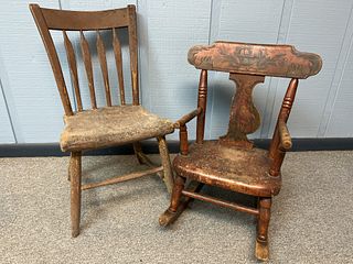 Two Child's Chairs
