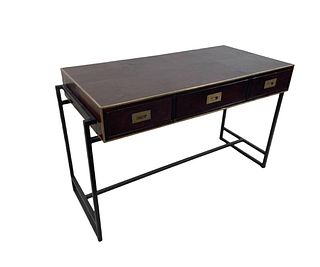 CONTEMPORARY LEATHER TOP DESK
