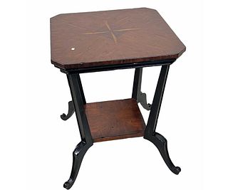 STAR INLAID SIDE TABLE