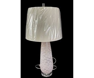 PAIR OF CONTEMPORARY SUBTLE OMBRE LAMPS