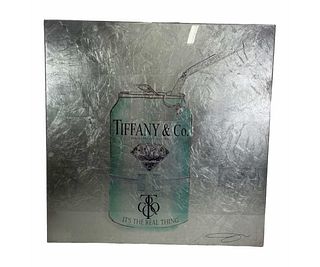 TIFFANY & CO. IT'S THE REAL THING REVERSE GLASS