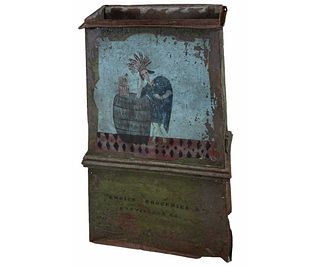 ANTIQUE PAINTED METAL CHIMNEY