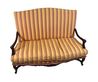 19th CENTURY FRENCH LOUIS PHILIPPE SETTEE