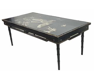 ANTIQUE LACQUERED COFFEE TABLE