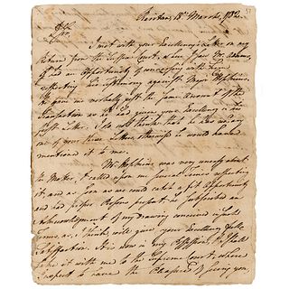 William Paterson Autograph Letter Signed