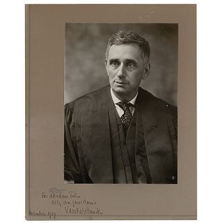 Louis Brandeis Signed Photograph