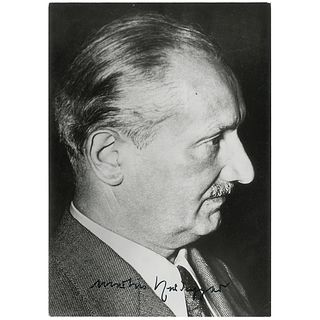 Martin Heidegger Signed Photograph