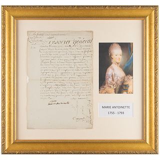 Marie Antoinette Document Signed