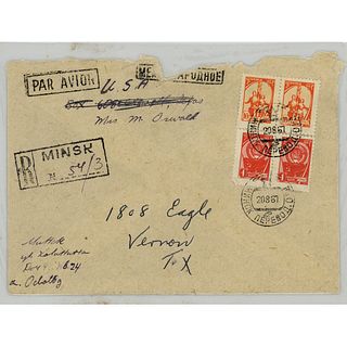 Lee Harvey Oswald Hand-Addressed Mailing Envelope