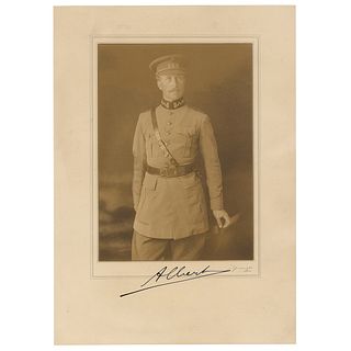 Albert I of Belgium Signed Photograph