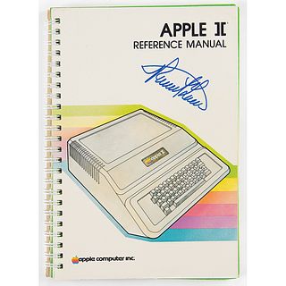 Apple: Ronald Wayne Signed Apple II Manual