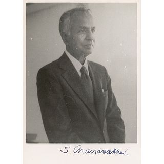 Subrahmanyan Chandrasekhar Signed Photograph