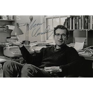 Noam Chomsky Signed Photograph