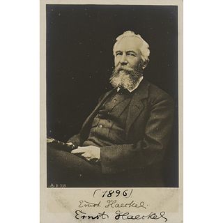 Ernst Haeckel Signed Photograph