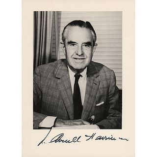 W. Averell Harriman Signed Photograph