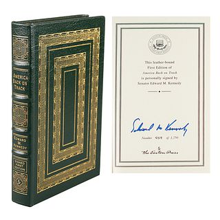 Ted Kennedy Signed Book