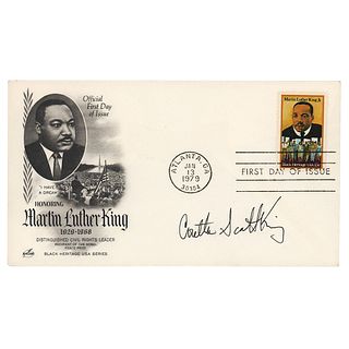 Coretta Scott King Signed First Day Cover