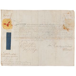 King George II Document Signed