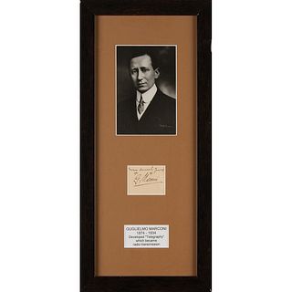 Guglielmo Marconi Signature