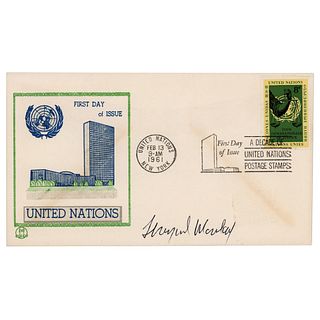 Thurgood Marshall Signed First Day Cover