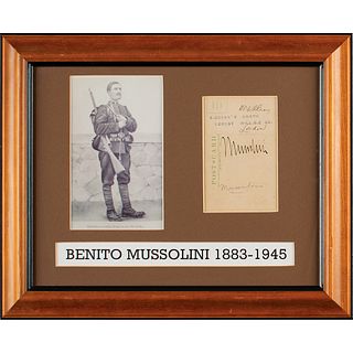 Benito Mussolini Signature