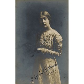 Sylvia Pankhurst Signed Photograph