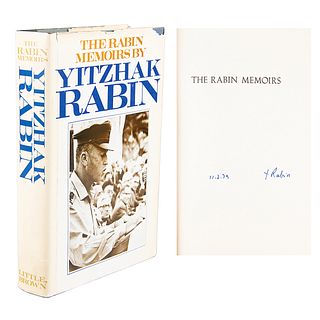 Yitzhak Rabin Signed Book