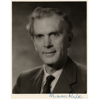 Martin Ryle Signed Photograph