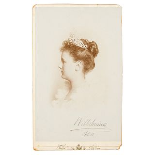 Wilhelmina of the Netherlands Signed Photograph