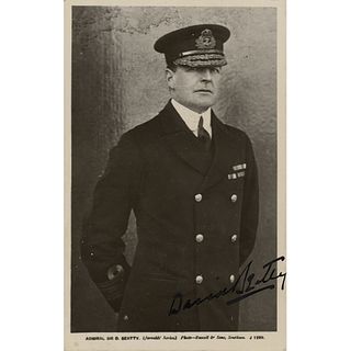 David Beatty, 1st Earl Beatty Signed Photograph