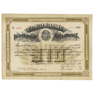Benjamin Butler Stock Certificate