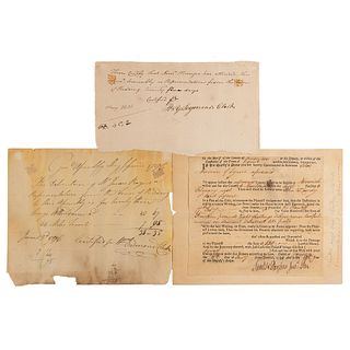 Continental Army: Connecticut Soldiers Documents Signed