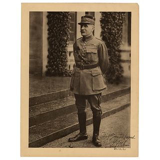 Ferdinand Foch Signed Oversized Photograph