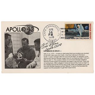 Fred Haise Signed Commemorative Cover