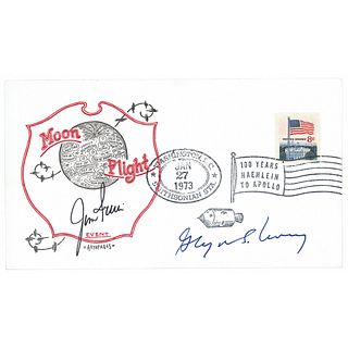 Jim Irwin and Glynn S. Lunney Signed Commemorative Cover