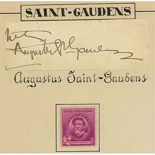 Augustus Saint-Gaudens Signature