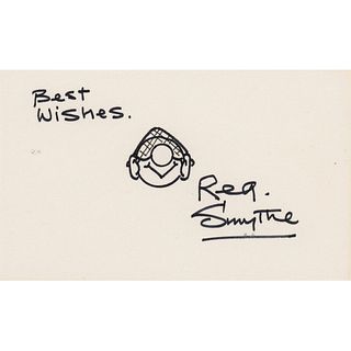 Reg Smythe Signed Sketch