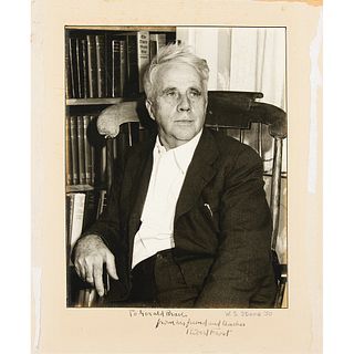 Robert Frost Signed Photograph