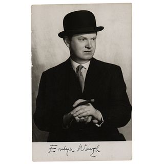 Evelyn Waugh Signed Photograph