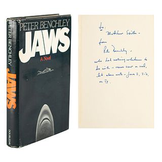 Peter Benchley Signed Book