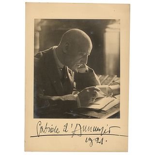 Gabriele D&#39;Annunzio Signed Photograph
