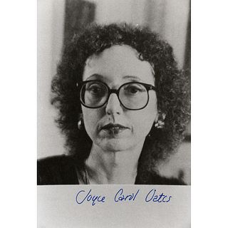 Joyce Carol Oates Signed Photograph