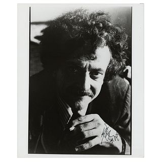 Kurt Vonnegut Signed Photograph