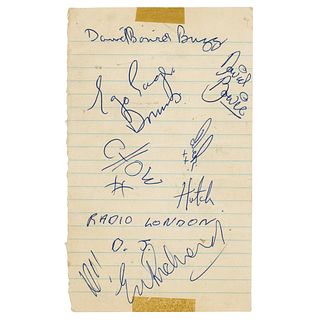 David Bowie and The Buzz Signatures