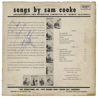 Sam Cooke Signed Album