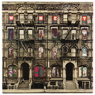 Led Zeppelin Promotional &#39;Physical Graffiti&#39; Album with Alternative &#39;WMET&#39; Cover