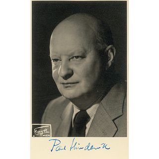 Paul Hindemith Signed Photograph