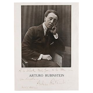 Arthur Rubinstein Signed Poster