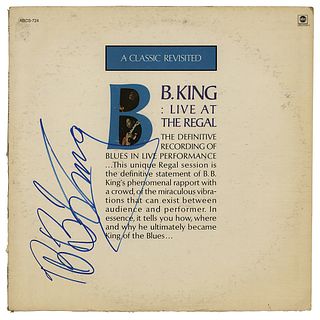 B. B. King Signed Album